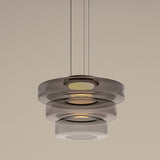 Lámpara colgante de cristal de estilo Bauhaus