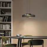 Lámpara colgante de cristal de estilo Bauhaus