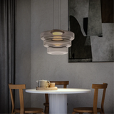 Lámpara colgante de cristal de estilo Bauhaus