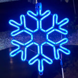 Luz LED impermeable de Navidad en forma de copo de nieve