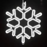 Luz LED impermeable de Navidad en forma de copo de nieve