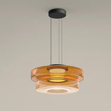 Lámpara colgante de cristal de estilo Bauhaus