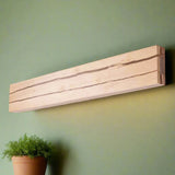 Apliques de pared modernos de madera con grietas Decoración para el hogar Aplique de pared
