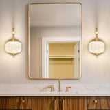 Lujosa Lámpara de Pared Estilo Calabaza