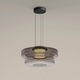 Lámpara colgante de cristal de estilo Bauhaus