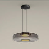 Lámpara colgante de cristal de estilo Bauhaus