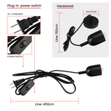 Lámpara colgante Bauhaus de cristal coloreado