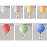 Lámpara de techo LED Fateh Luna moderna/Astronautas