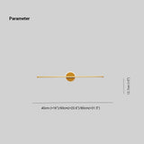 Aplique LED moderno redondo/cuadrado Leigh