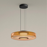 Lámpara colgante de cristal de estilo Bauhaus
