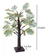 Luces LED navideñas de hoja de palmera