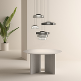 Lámpara colgante de cristal de estilo Bauhaus