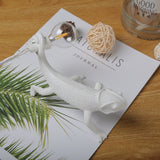 Lámparas de mesa modernas de resina de animal lagarto