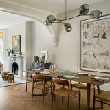 Lámpara Bifurcation Sputnik de cristal burbuja