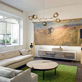 Lámpara Bifurcation Sputnik de cristal burbuja