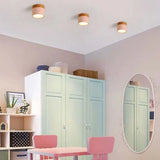 Plafones nórdicos LED cilíndricos para pasillos