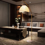 Cultural Zen Lámpara de pie de bambú Iluminación