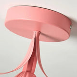 Lámpara de techo Tiffany Simple Mini Flor francesa