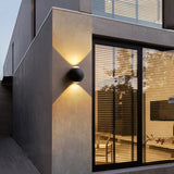 Aplique de pared de aluminio en forma de bola