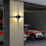 Aplique de pared de aluminio en forma de bola