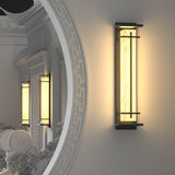 Aplique de pared cuadrado para exteriores