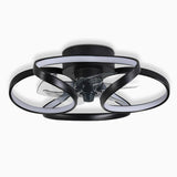 Flor LED de montaje empotrado moderno ventilador de techo Luces con mando a distancia