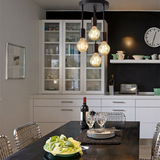 Plafón Negro 4 Luces