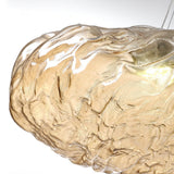 Lámpara colgante minimalista de burbujas de vidrio soplado