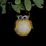 Lámparas colgantes solares, farolillos en forma de búho