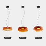 Lámpara colgante de cristal nórdico