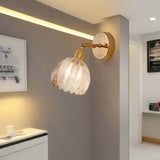 Aplique de Pared Retro Capullo de flor Tulipán Vidrio