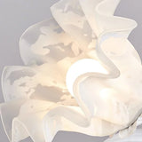 Lámpara de sobremesa vintage de flor regulable