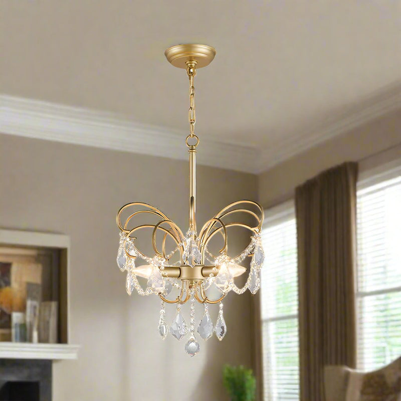 Lámpara de salón en forma de mariposa