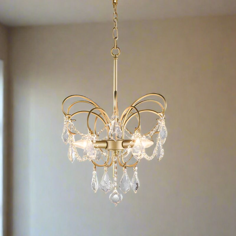 Lámpara de salón en forma de mariposa