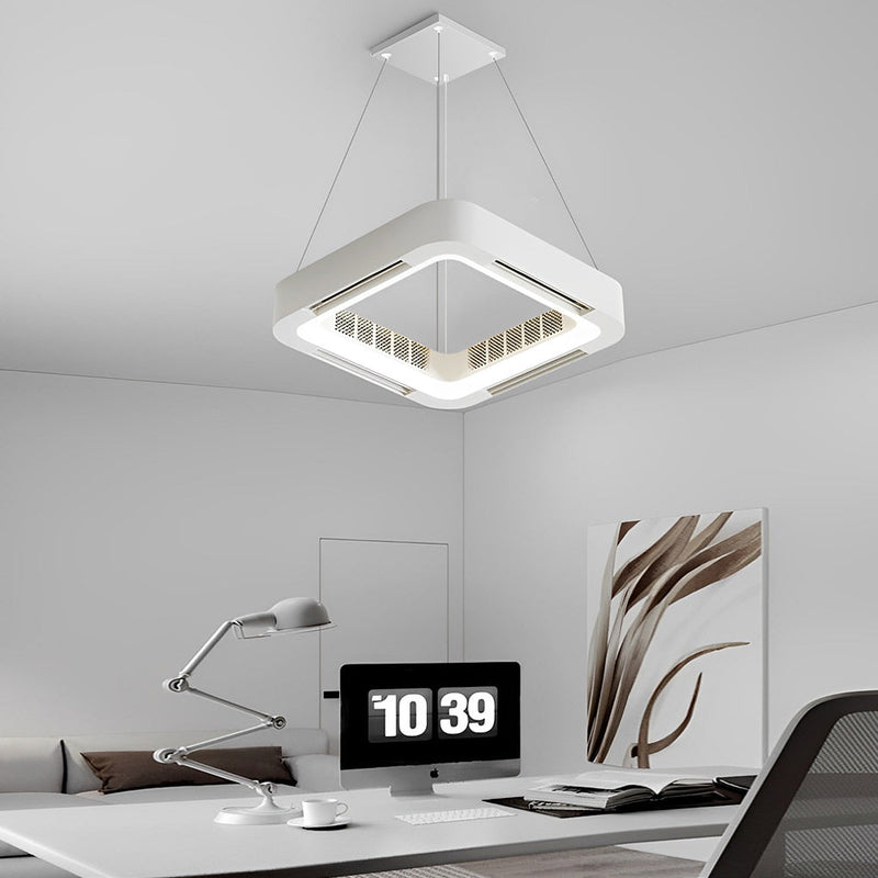Ventiladores de techo modernos sin aspas Luces