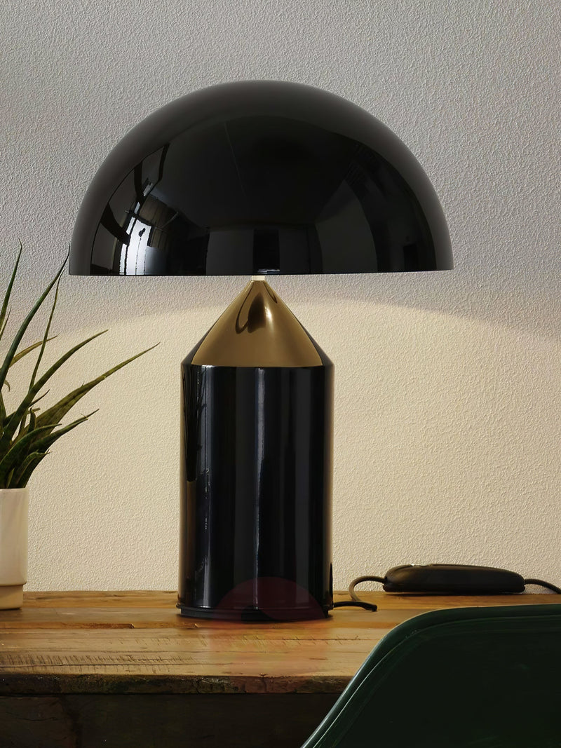 Lámpara de mesa de metal Atollo