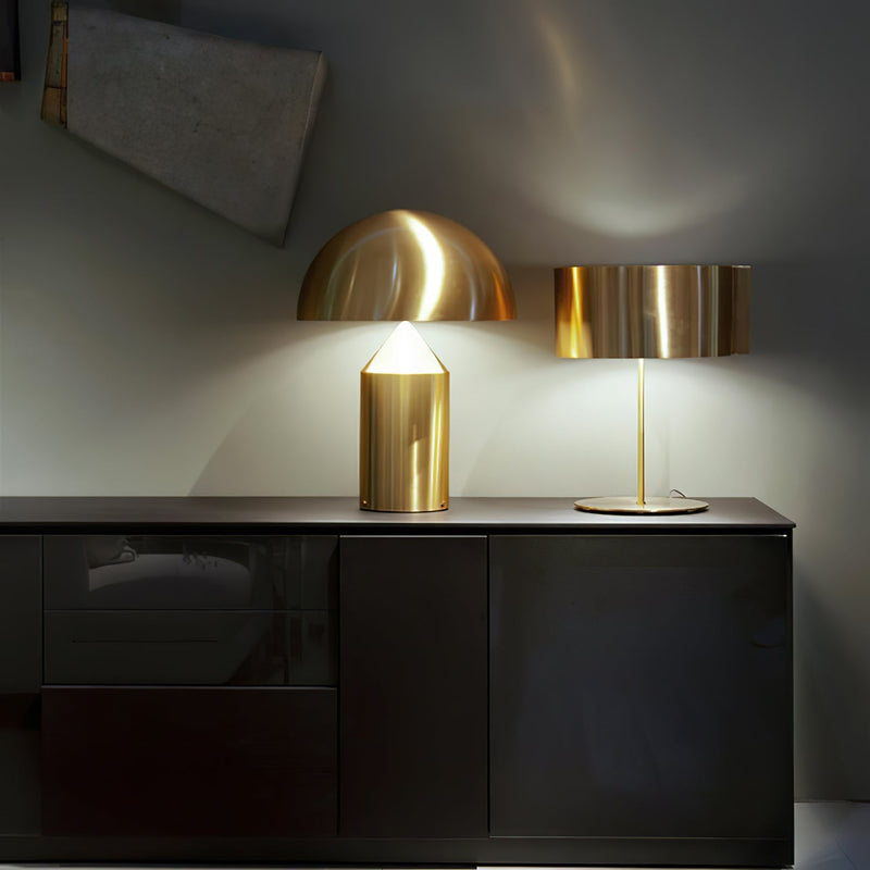 Lámpara de mesa de metal Atollo