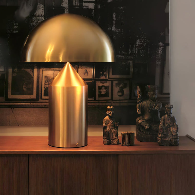 Lámpara de mesa de metal Atollo