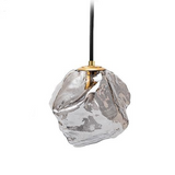 Lámpara colgante de cristal de lava