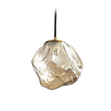 Lámpara colgante de cristal de lava
