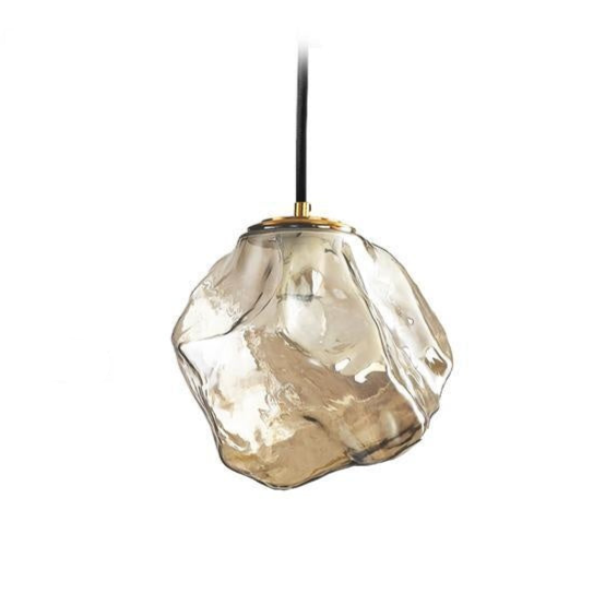 Lámpara colgante de cristal de lava