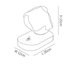 Lámpara de sobremesa de cristal Piedra de hielo
