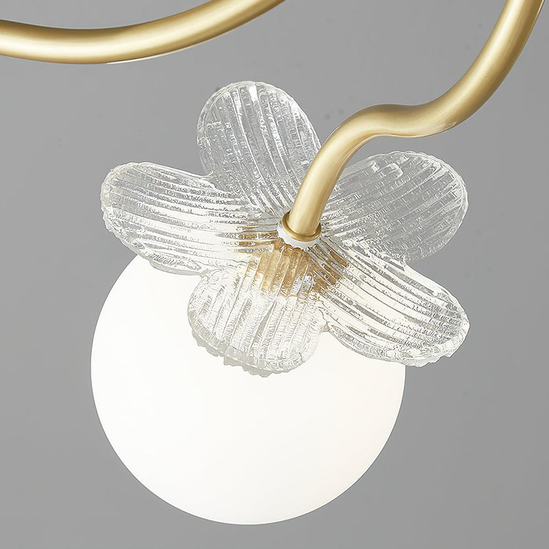 Lámpara de cristal Flor en flor
