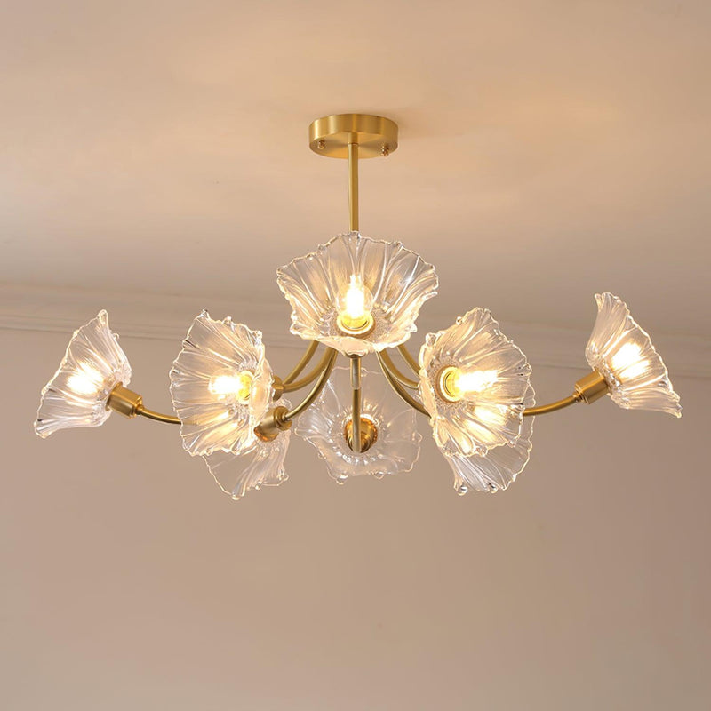 Lámpara de cristal Flor de Kalin
