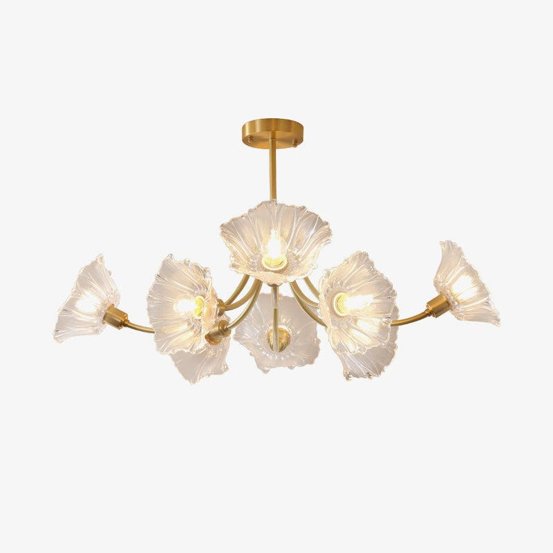 Lámpara de cristal Flor de Kalin