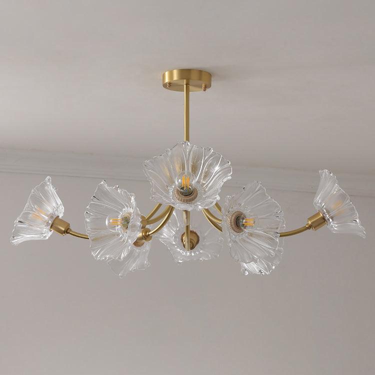 Lámpara de cristal Flor de Kalin