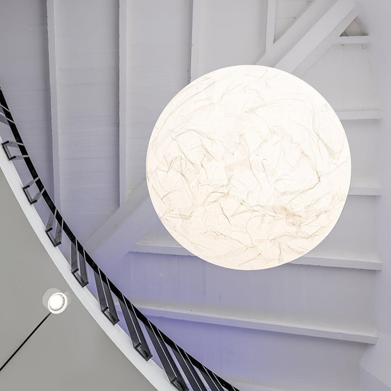 Lámpara colgante Seda lunar