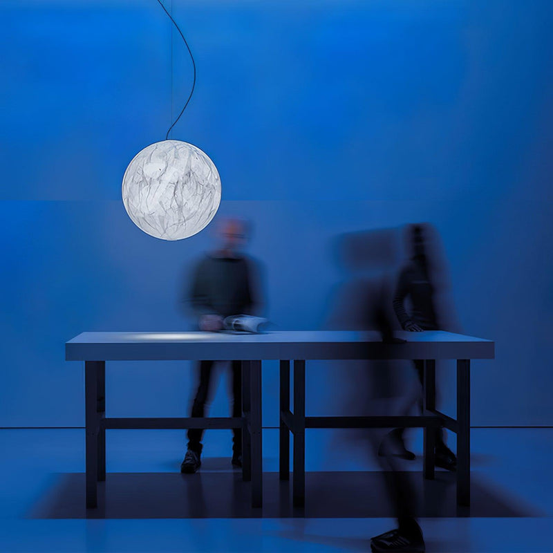 Lámpara colgante Seda lunar