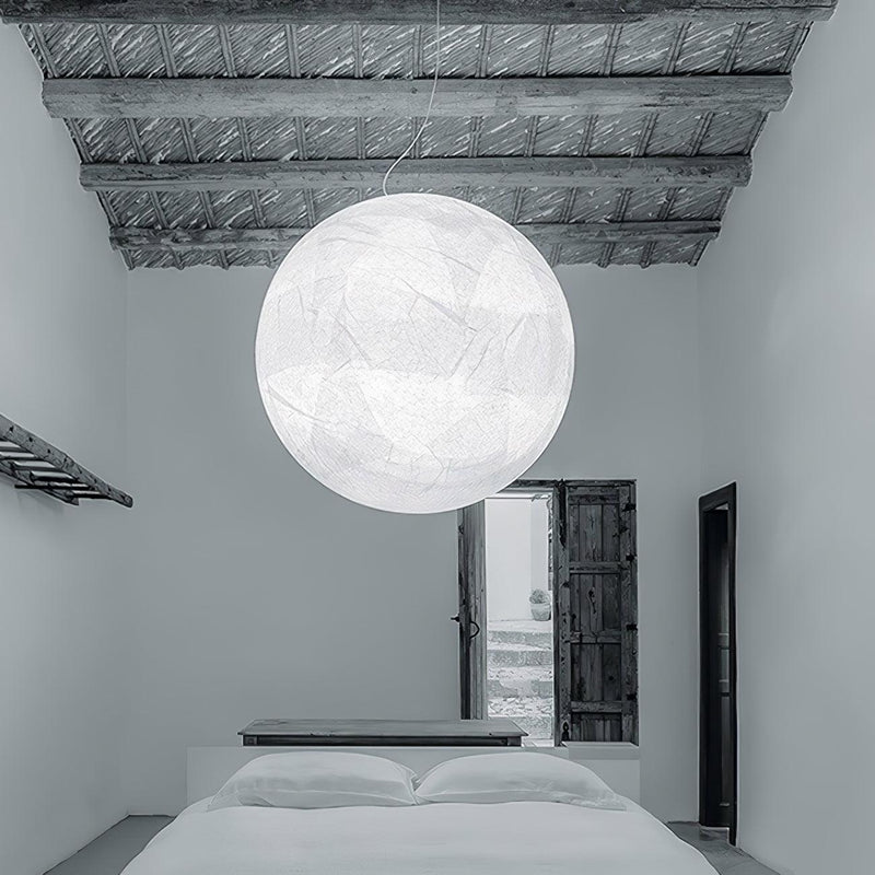 Lámpara colgante Seda lunar