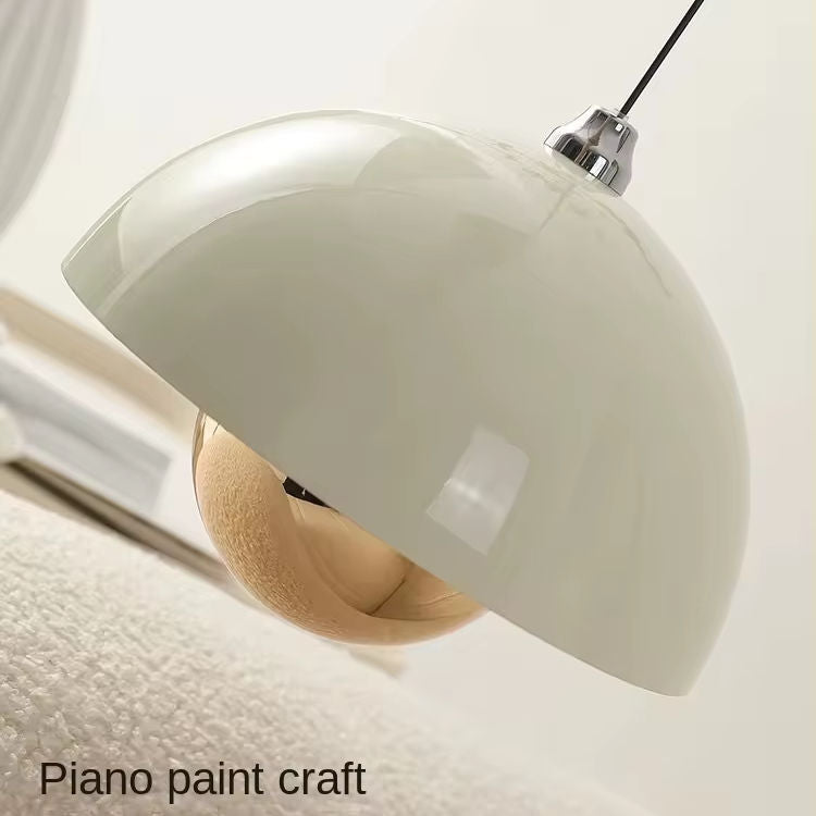 Lámpara colgante elevable en forma de vaina